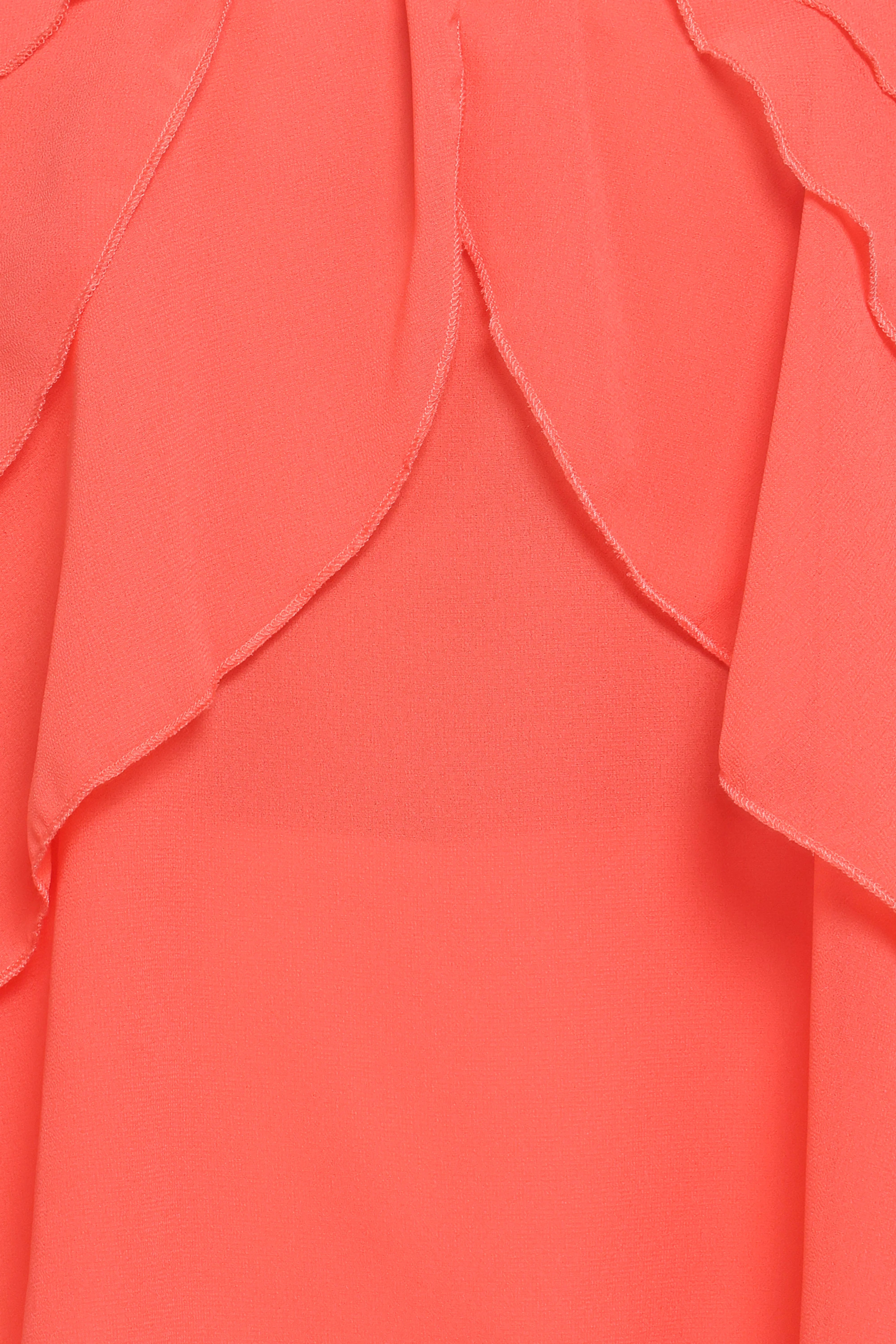 Zorina Halter Neck Chiffon Top - Sherbert