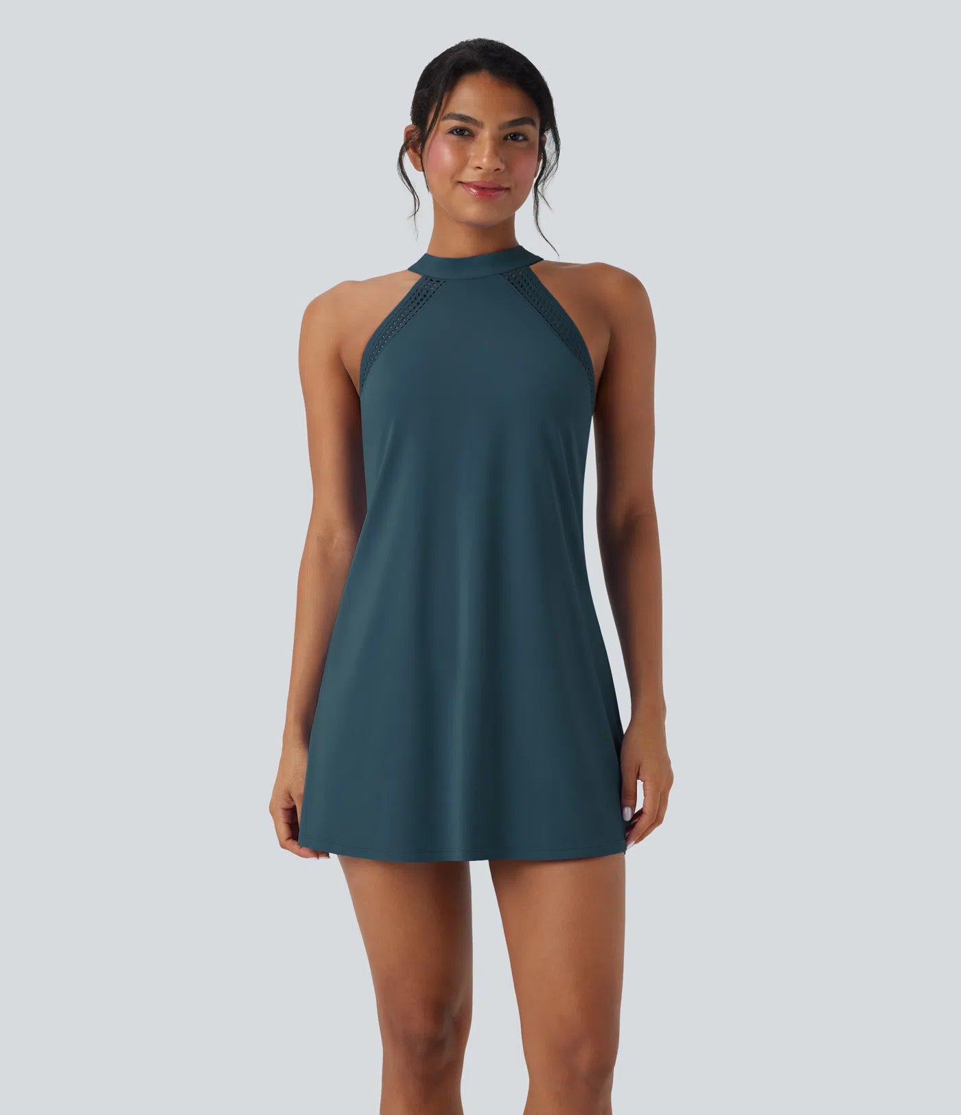 Airy Tie Back 2-in-1 InstantCool Mini Yoga Active Dress